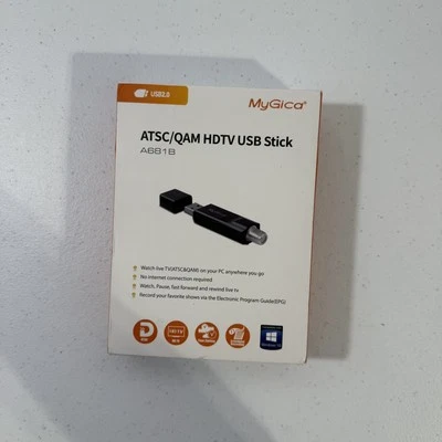 MyGica ATSC QAM HDTV USB Stick A681B Windows 10 USB2.0 TV Tuner Recorder New - Image 1 of 4