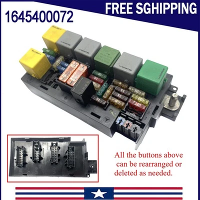 Front Fuse Relay Box Module Assembly For 2006-08 Mercedes W251 GL450 ML500 R350 Foto 1 de 4