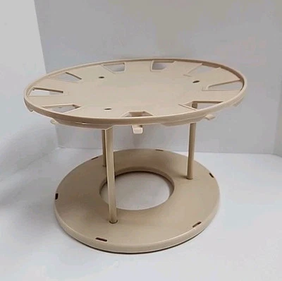 VTG Rubbermaid Kitchen Rotating Cups & Saucers/Plates Storage Organizer 9 Hooks - Image 1 of 4