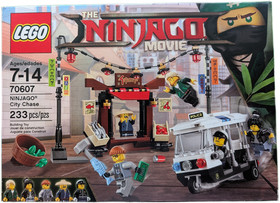 LEGO 70607 NINJAGO City Chase NEW SEALED Retired Movie Set Lloyd Nya High School