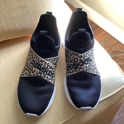 Adidas Cloudfoam Puremotion Adapt Womens Leopard Athletic Shoe Size 9 - Image 1 of 4