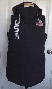 NUEVO CON ETIQUETAS THE NORTH FACE EE. UU. 2018 CHALECO ESQUÍ GRATIS Negro Largo Puffer con Capucha Para Mujer Talla L - Imagen 1 de 16