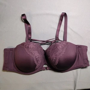 Torrid Curve Träger Push-Up BH 46C Spitzenbesatz Bügel Lila - Bild 1 von 8