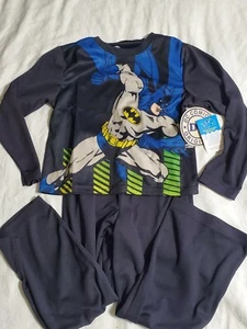 Batman DC Comics Boys Pajama Set Black Size Small 6/7 Top & Bottom - Picture 1 of 8