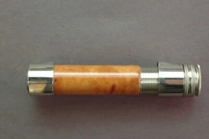 SEDILE MULINELLO FLY ROD Canphor Burl 10662 Blocco Vite Argento 0,375" Foro - Foto 1 di 8