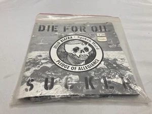 JELLO BIAFRA DIE FOR OIL SUCKER Dead Kennedy CASSETTE FOLD-OUT POSTER EX - Picture 1 of 10