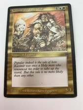 MTG magic cards Light Play Kasimir the Lone Wolf Legends comes in hard sleeve