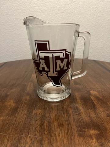 Glass Beer Pitcher Texas A&M Aggies Cover
