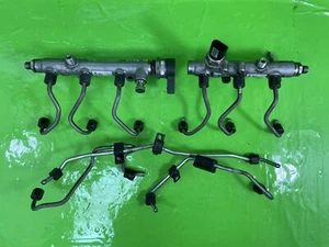PORSCHE CAYENNE 2X FUEL INJECTOR RAIL + PIPES + SENSOR 3.0 DIESEL 2011-2017 - Picture 1 of 13