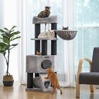 Kratzbaum Katzenbaum XXL  Kletterbaum  Katzenkratzbaum Sisal  grau Katzen PCTE001