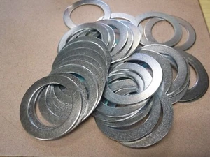 1-3/4" x 2-1/2" 14GA Clear Zinc Narrow Rim Machinery Bushing lot of 25 - Picture 1 of 3