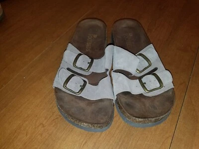 Plantillas para mujer WHITE MOUNTAIN gris gamuza sandalia deslizable talla 8 M Foto 1 de 4