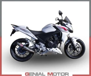 Terminale di Scarico GPR DEEPTONE INOX Omologato HONDA CB 500 F 2019 > 2020 - Picture 1 of 6