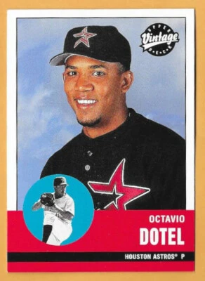 OCTAVIO DOTEL HOUSTON ASTROS #169 - UPPER DECK VINTAGE NM-MT 2001 - Image 1 of 2