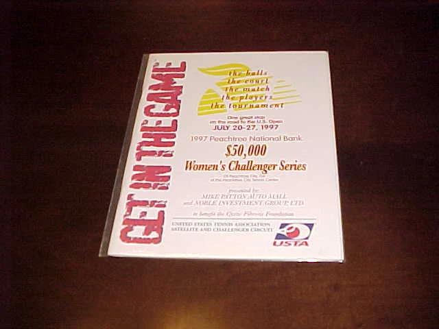 1997 Peachtree Nationa Bank US Open Tennis Program - Image 1 of 1