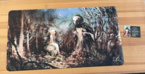 Nils Hamm/Seb McKinnon cola exclusive mtg playmat signed by Seb McKinnon - Picture 1 of 2