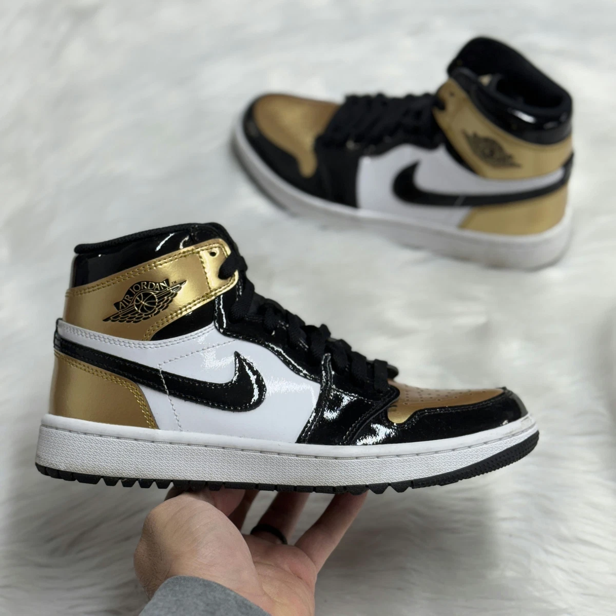 Jordan 1 Golf High Gold Toe for Sale | Authenticity Guaranteed | eBay