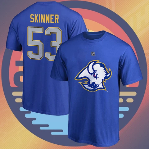 Jeff Skinner #53 Buffalo Sabres 2023 Hockey Player T-Shirt Unisex Gift Fan All S Cover