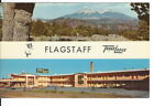 Cb-230 Az Flagstaff Travelodge Chrome Postcard Multiview Front Old Cars Mountain