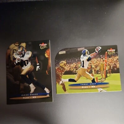 Torry Holt 2003 Ultra Gold Medallion #128 and Isaac  Bruce #55  St. Louis Rams - Image 1 of 2