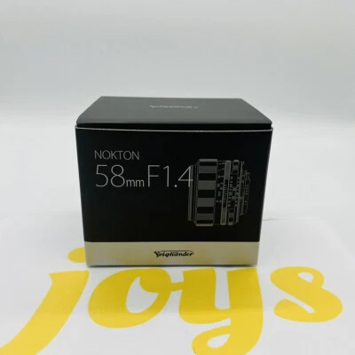 Lente CPU incorporada VOIGTLANDER NOKTON 58 mm f1,4 SL II S negra Nikon AIS de JP Foto 1 de 3