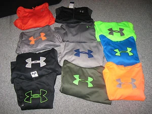 UNDER ARMOUR Boy's Big Logo or Small Logo Cold Gear Hoodie,Polyester,MSRP$44.99 - Picture 1 of 16