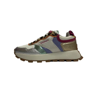 WOMENS SHOES SHOP-ART SHOES SNEAKERS FASHION WITH HIGH RUBBER CHUNKY MULTICOLOR - Picture 1 of 6