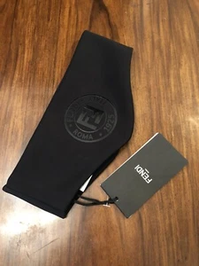 FENDI Appliquéd Stretch-jersey Apres Ski Headband in Black - Picture 1 of 7