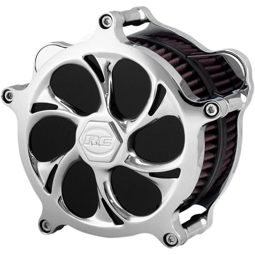 RC Components Chrome Recoil Airstrike Stage 1 Air Cleaner Harley 91-19 XL - Image 1 of 1