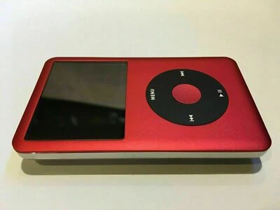 128GB Red iPod Classic 6th Generation - Upgraded with 2000mAh 120 Hour Battery - Image 1 of 4