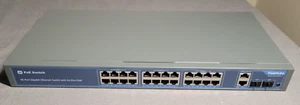 YuanLey 28 Port Gigabit PoE Switch With 24 Poe Unmanaged with 2 1000Mbps Uplink - Picture 1 of 8