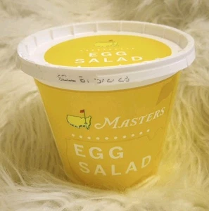 Contenedor de ensalada Masters Egg Augusta National Golf Club almacenamiento de alimentos recuerdo uno - Imagen 1 de 9