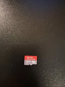 SanDisk Ultra 64 GB Micro SD Class 10 microSDXC Memory Card - SDSQUNR-064G-GN3MN - Picture 1 of 2