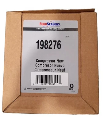 A/C Compressor-New Compressor 4 Seasons 198276 fits 16-21 Honda Civic 2.0L-L4 - Image 1 of 2