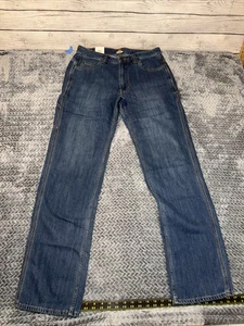 Neu Ridgecut Utility Jeans 32 x 34 entspannte Passform Zimmermann Arbeitskleidung Denim Hose neu mit Etikett - Bild 1 von 17