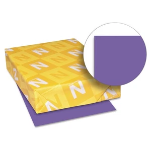 Astrobrights Color Cardstock, 65 lb Cover Weight, 8.5 x 11, Gravity Grape, 250/P - Picture 1 of 5