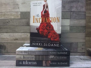 4 Filthy Rich Americans Series (Initiation, Obession, Deception, Redemption) by - Foto 1 di 1