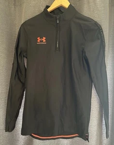 Under Armour 1/4 Zip Long Sleeve Top Small Black - Picture 1 of 5