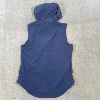 Peter Millar USGA Women's Medium Navy Blue Hooded Sleeveless Golf Vest - Image 1 of 4