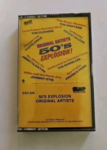 50s Explosion Cassette SEALED Exact Records NO BARCODE VTG  - Picture 1 of 4