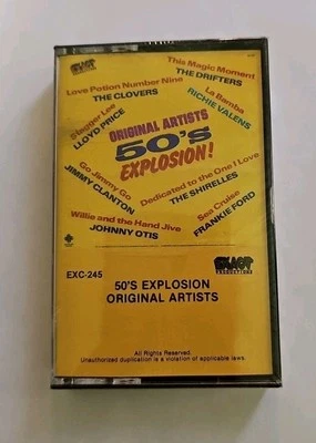 50s Explosion Cassette SEALED Exact Records NO BARCODE VTG  - Image 1 of 4