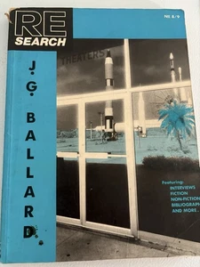 RE/Search: J. G. Ballard (No. 8/9 1984, 5th printing 1991) ~ Fair Condition - Picture 1 of 5