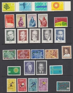 Liechtenstein Sc 406/670 MNH. 1966-79 issues, 22 complete sets, fresh, VF group. - Picture 1 of 3