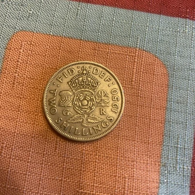 1950  Great Britain Two Shillings Coin England - Image 1 of 2