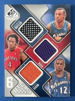 2009-10 SP JUEGO USADO 6 ESTRELLAS MUESTRA CAMISETA PRÍNCIPE BOOZER BOSH BUTLER DIXON SCOLA Foto 1 de 2