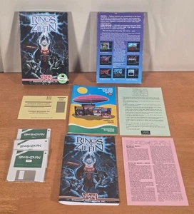Rings of Zilfin SSI Atari ST Big Box Game 3.5" Floppy Complete CIB 1987 RPG - Picture 1 of 21