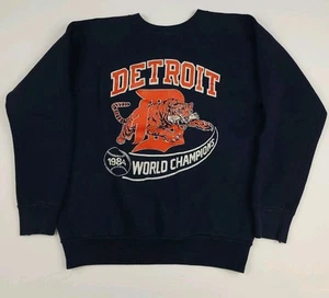Vintage 1984 Detroit Tigers World Champions Sweatshirt MLB Baseball USA Sport - Bild 1 von 5