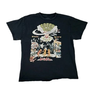 Green Day Dookie Album T Shirt Mens Medium Short Sleeve Black Punk Rock Print 90 - Picture 1 of 9