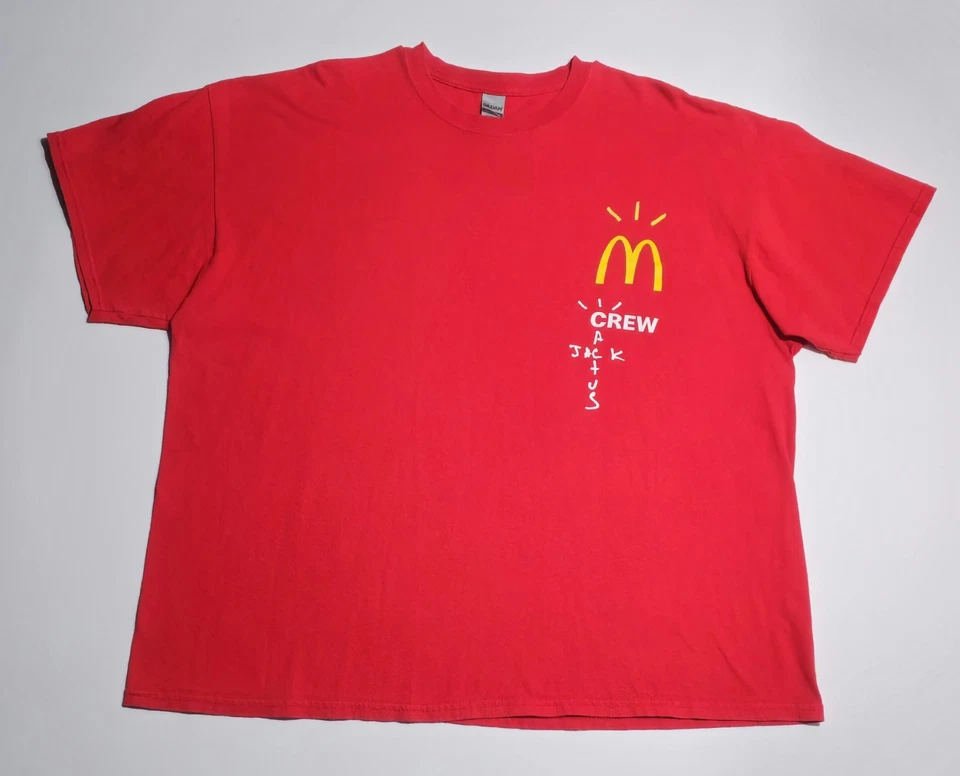 Cactus Jack Travis Scott x McDonalds Crew Member Shirt 2XL - Image 1 of 4
