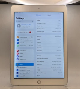 Apple iPad Air 2 Gen 128 GB - WiFi + Celular - Plateado - Imagen 1 de 7